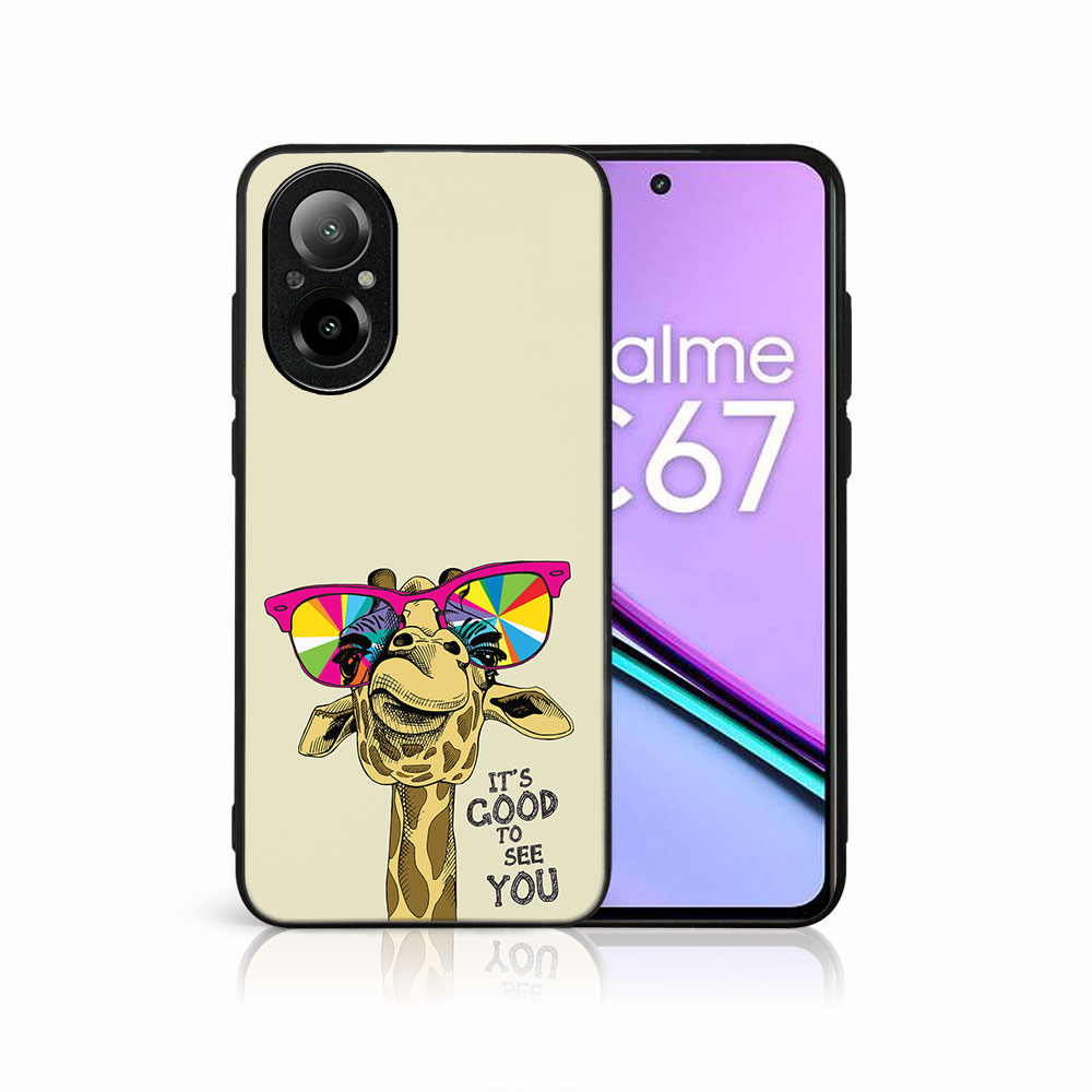 MY ART Husă De Protecție Pentru Realme C67 GIRAFFE (180)