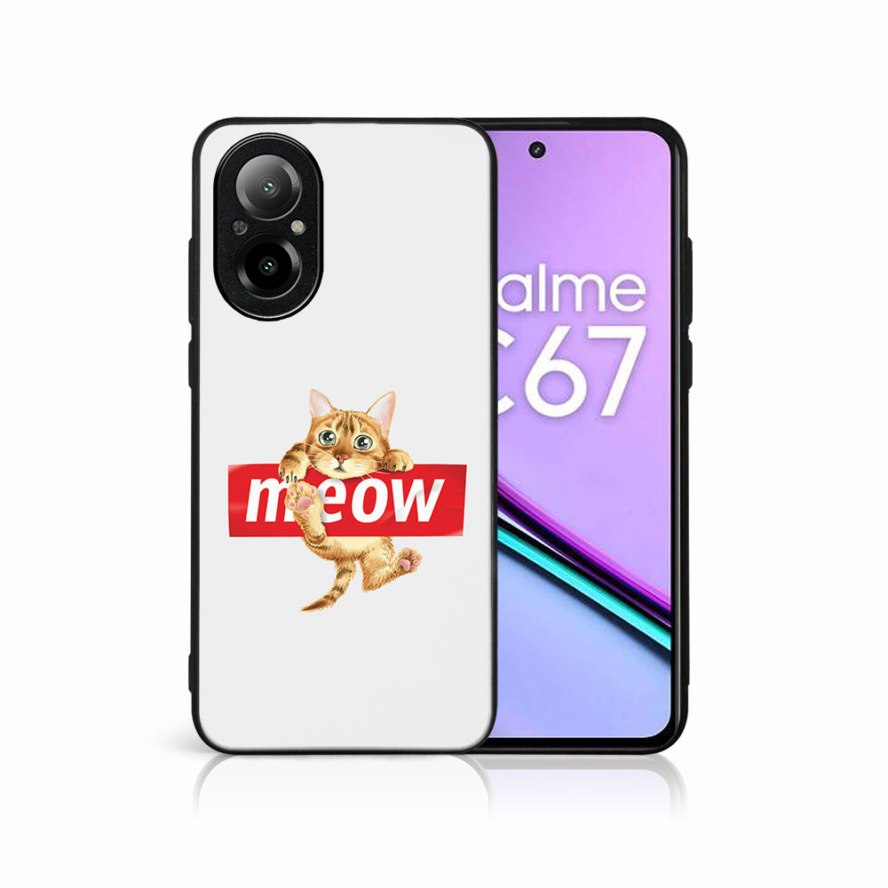 MY ART Husă De Protecție Pentru Realme C67 MEOW (183)