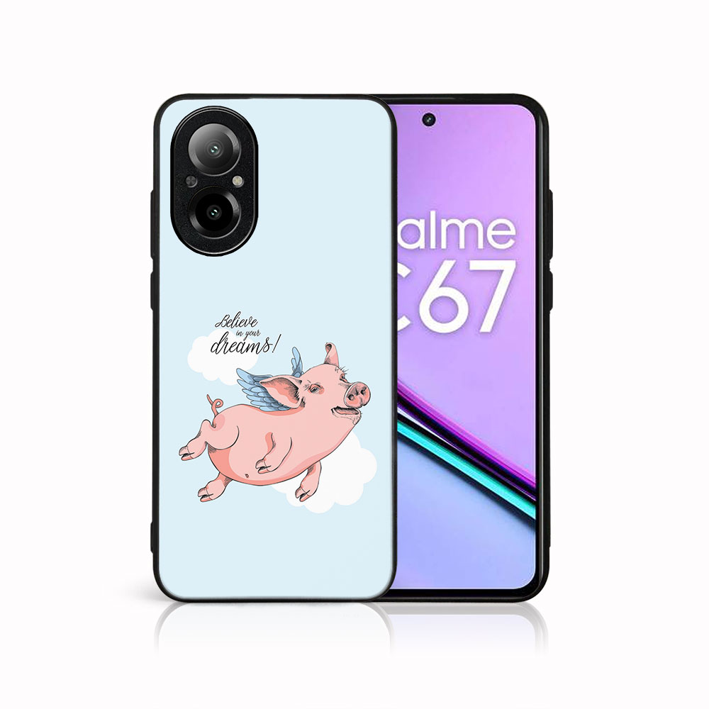 MY ART Husă De Protecție Pentru Realme C67 PIG (186)