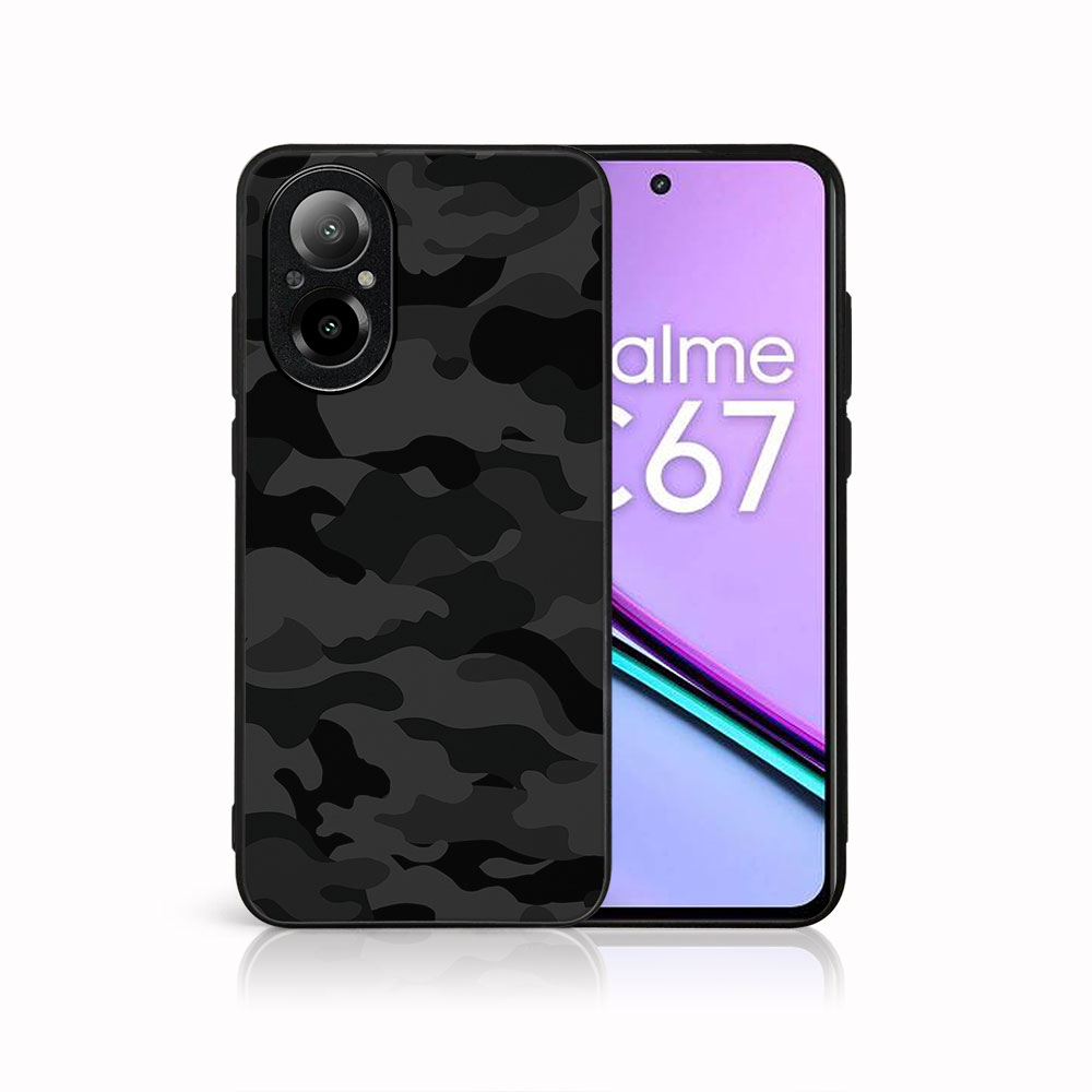 MY ART Husă De Protecție Pentru Realme C67 BLACK CAMO (234)