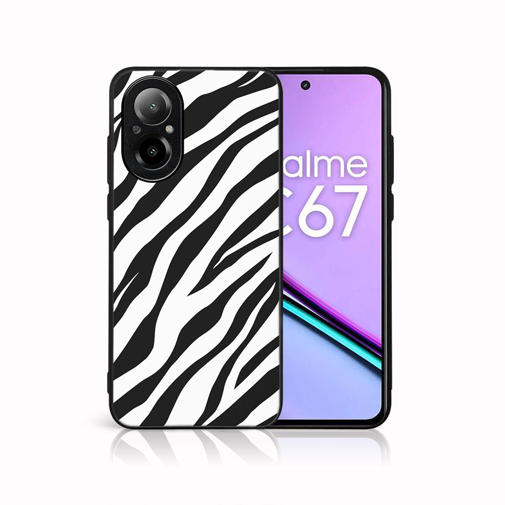 MY ART Husă De Protecție Pentru Realme C67 ZEBRA (237)