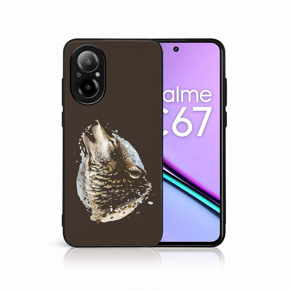 MY ART Husă De Protecție Pentru Realme C67 HOWL (244)