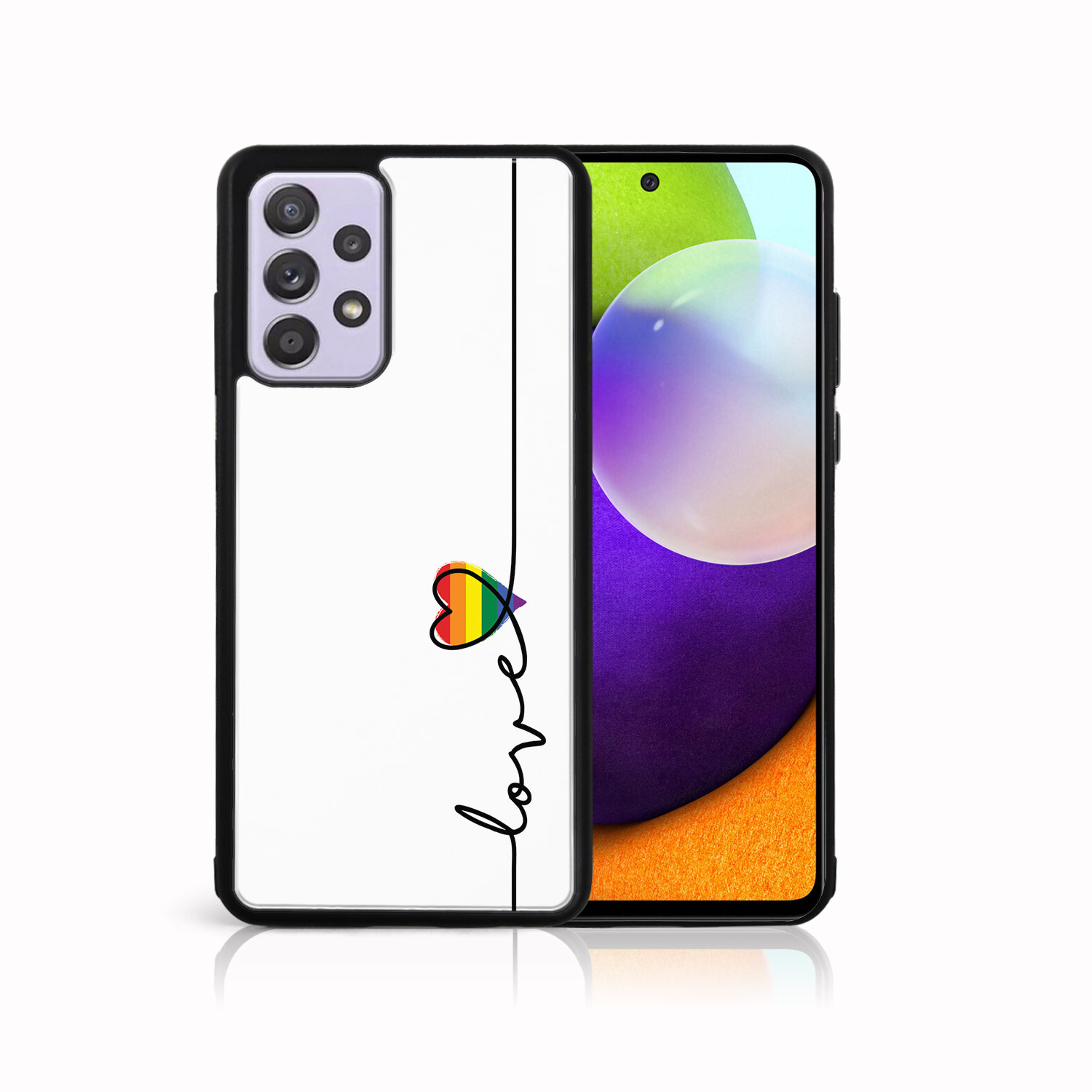 Husă Din Silicon MY ART Pentru Samsung Galaxy A72 LOVE (054)