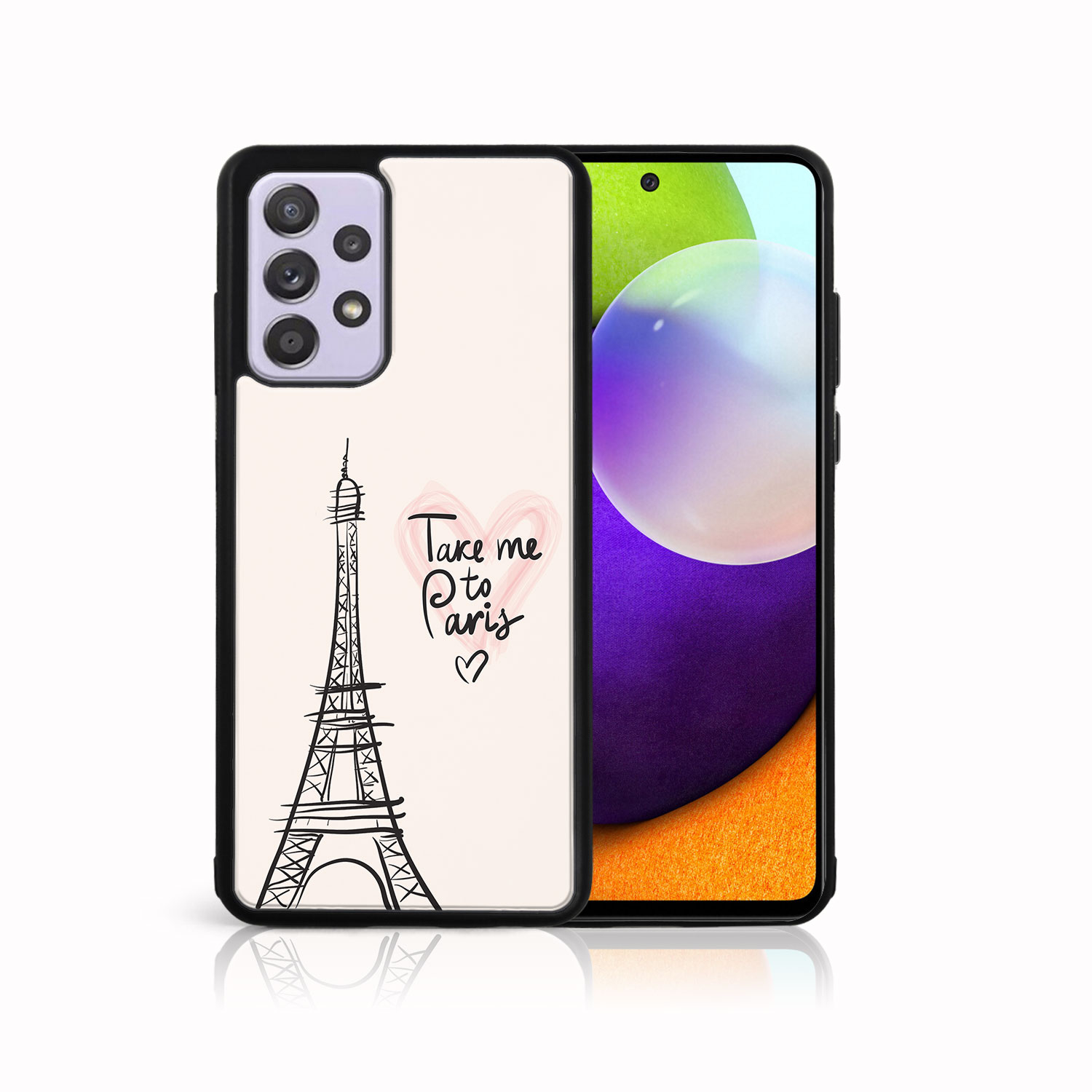 MY ART Husă Din Silicon Samsung Galaxy A72 PARIS (057)