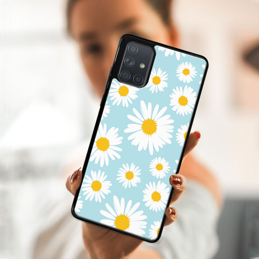 MY ART Husă De Protecție Samsung Galaxy A71 -CAMOMILE (124)