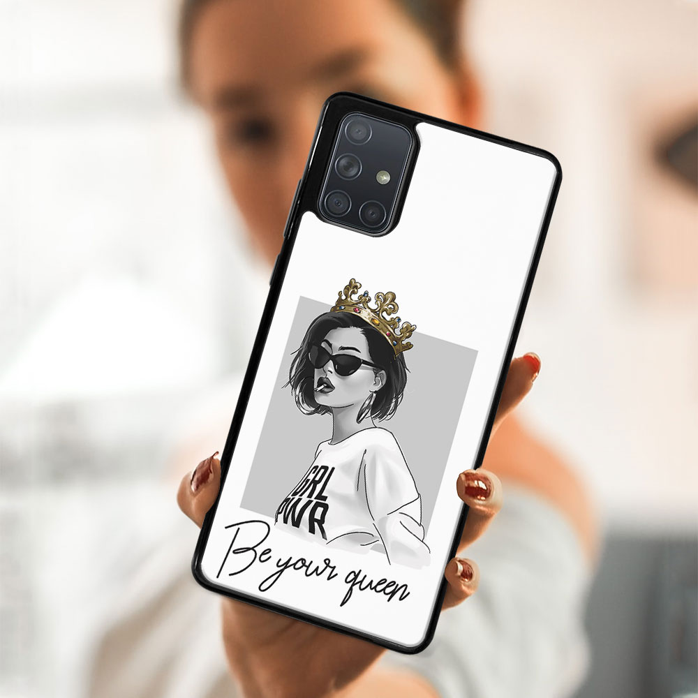 MY ART Husă De Protecție Samsung Galaxy A71 -QUEEN (139)