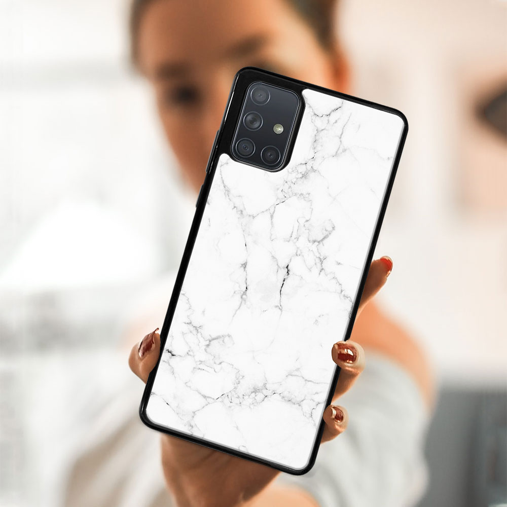 Husa De Protectie MY ART Samsung Galaxy A71 - WHITE MARBLE (144)