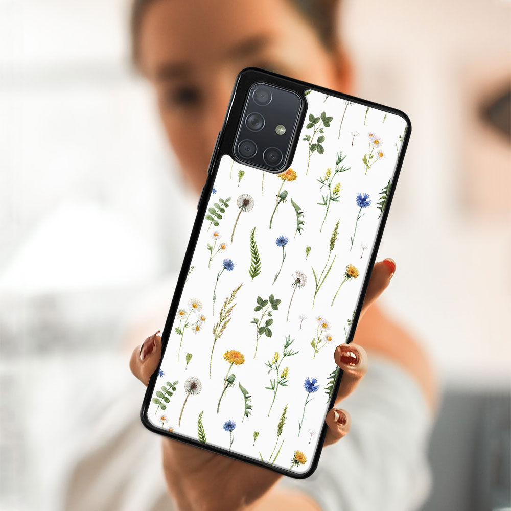 MY ART Husă De Protecție Samsung Galaxy A71 FLOWER Sălbatică (153)