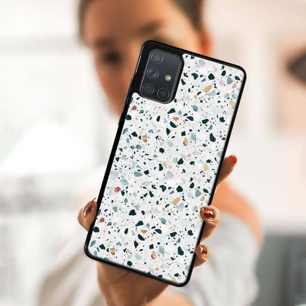 Husa De Protectie MY ART Samsung Galaxy A71 - TERRAZZO GREY (163)