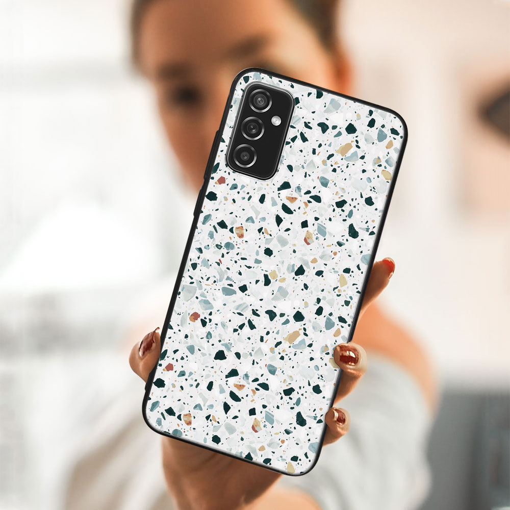 MY ART Husă De Protecție Samsung Galaxy M52 5G - GREY TERRAZZO (163)