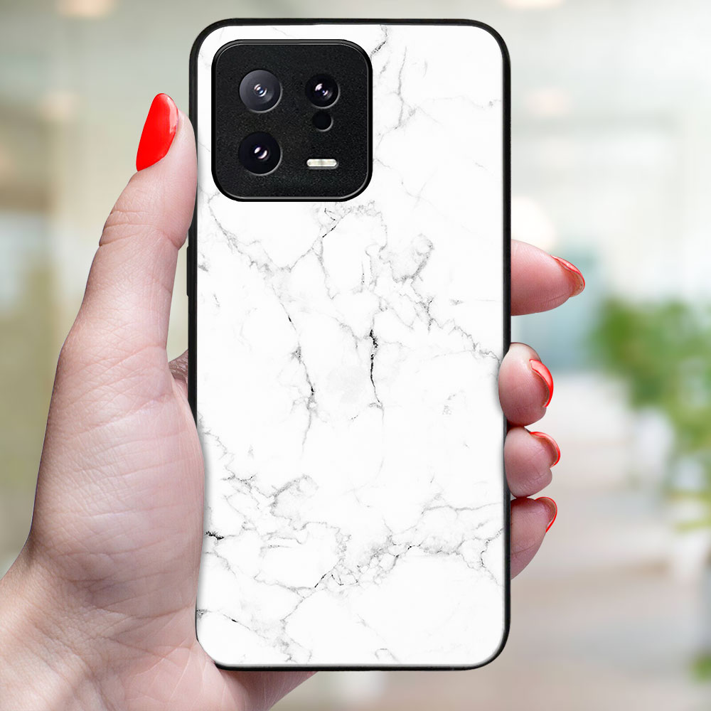 MY ART Capac De Protecție Pentru Xiaomi 13 WHITE MARBLE (144)