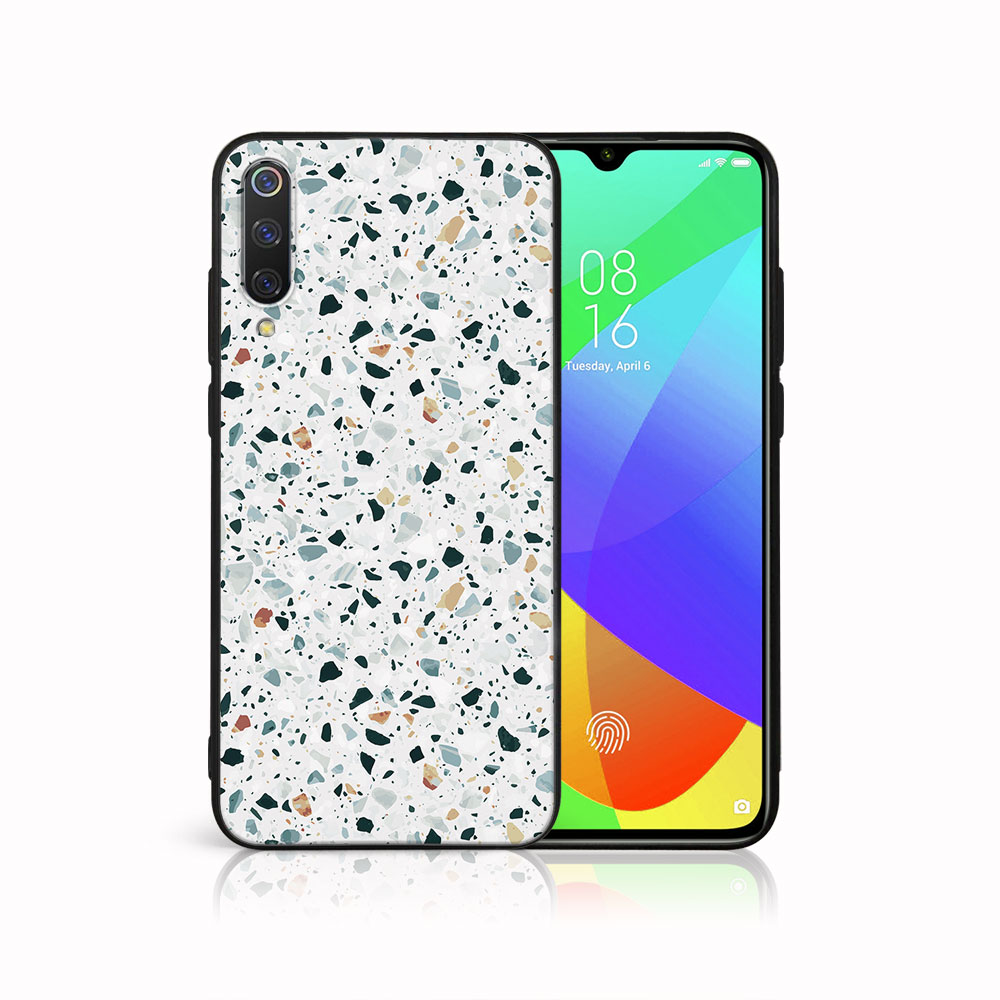 MY ART Husă De Protecție Pentru Xiaomi Mi 9 SE - GREY TERRAZZO (163)