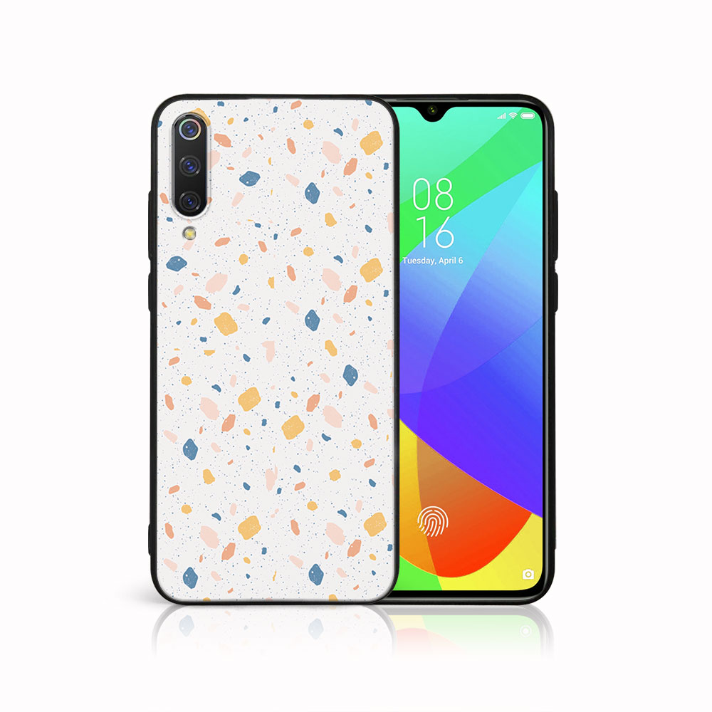 MY ART Husă De Protecție Xiaomi Mi 9 SE -ORANGE TERRAZZO (165)