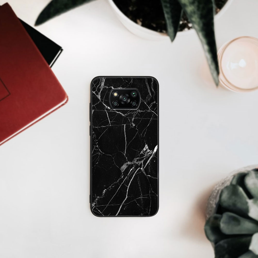 MY ART Husă De Protecție Xiaomi Poco X3 NFC / X3 Pro - BLACK MARBLE (142)