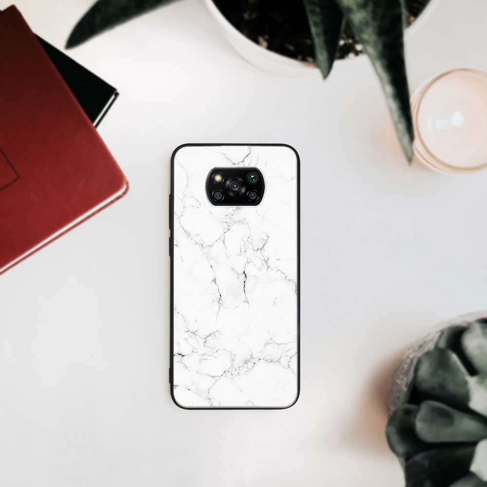 MY ART Husă De Protecție Xiaomi Poco X3 NFC / X3 Pro - MARBLE WHITE (144)