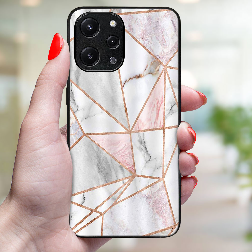 MY ART Husă De Protecție Pentru Xiaomi Redmi 12 PINK MARBLE (143)