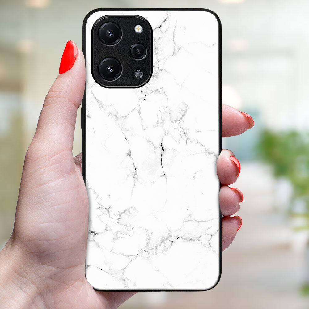 MY ART Husă De Protecție Pentru Xiaomi Redmi 12 WHITE MARBLE (144)