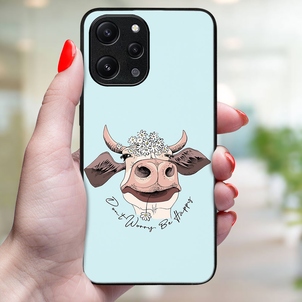 MY ART Husă De Protecție Pentru Xiaomi Redmi 12 HAPPY COW (181)