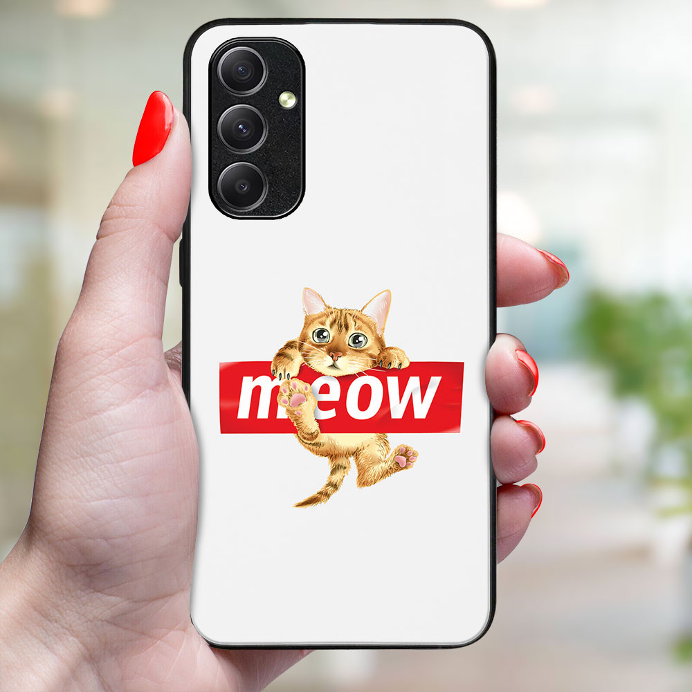 MY ART Husă De Protecție Pentru Samsung Galaxy S23 5G MEOW (183)