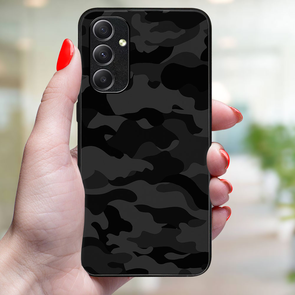 MY ART Husă De Protecție Pentru Samsung Galaxy S23 5G BLACK CAMO (234)