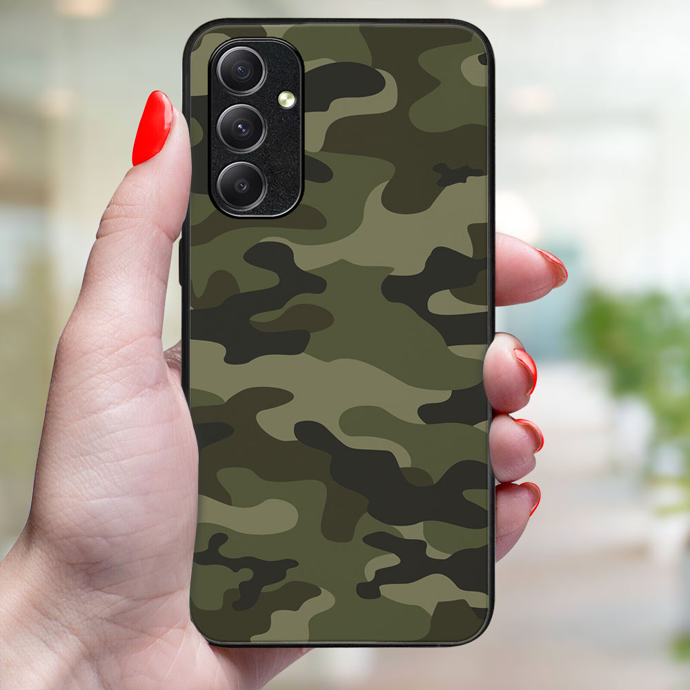 MY ART Husă De Protecție Pentru Samsung Galaxy S23 5G GREEN CAMO (235)