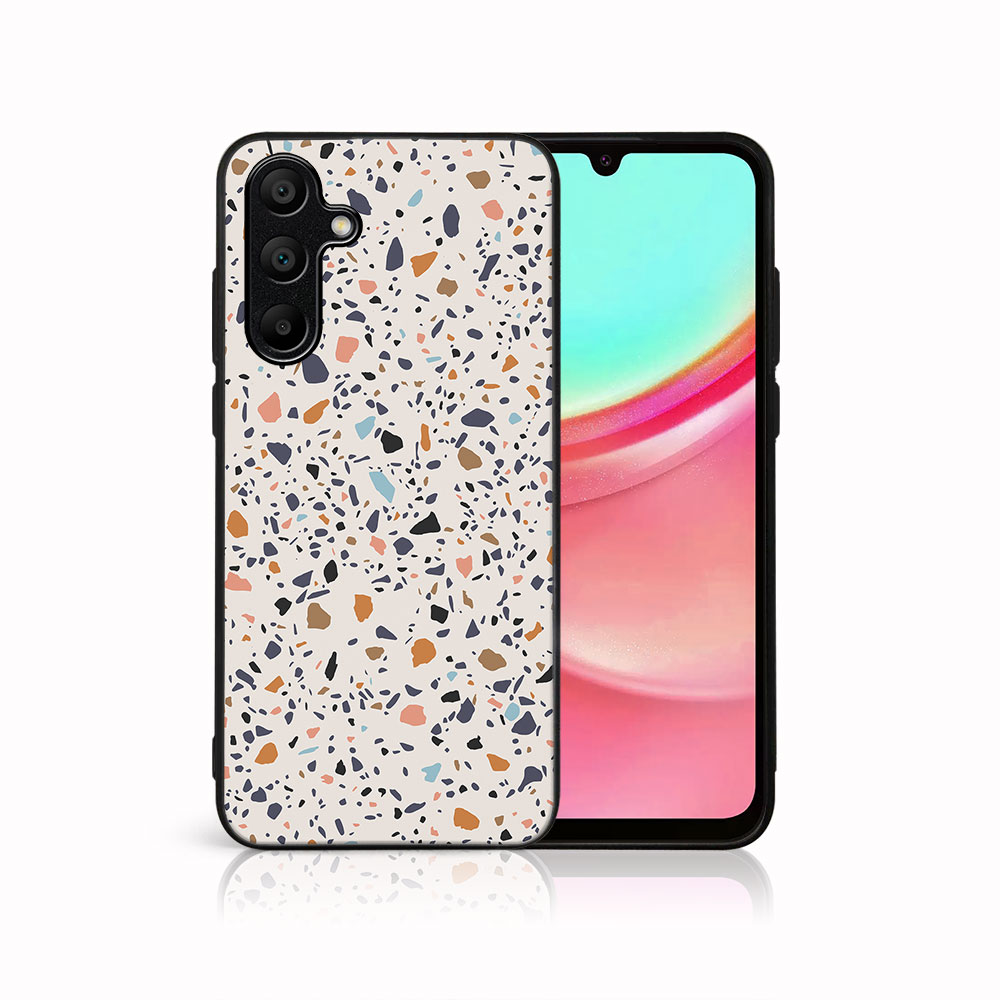 MY ART Husă De Protecție Pentru Samsung Galaxy A35 5G BEIGE TERRAZZO (162)