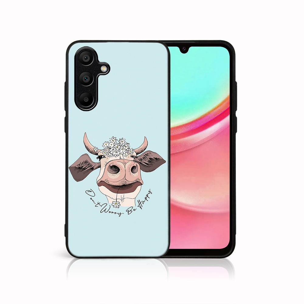 MY ART Husă De Protecție Pentru Samsung Galaxy A35 5G HAPPY COW (181)