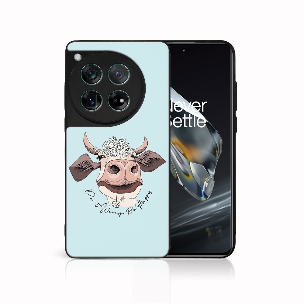 MY ART Husă De Protecție Pentru OnePlus 12 HAPPY COW (181)