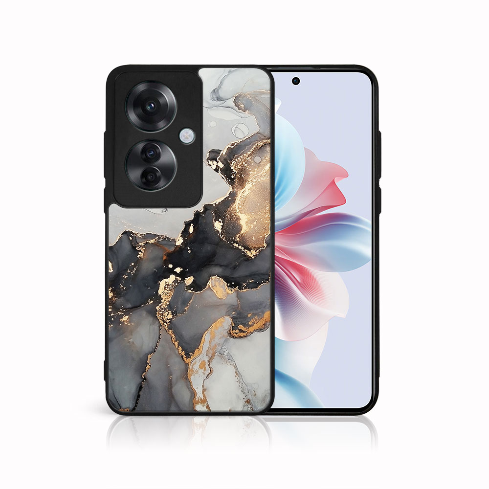 MY ART Husă De Protecție Pentru Oppo Reno11 F 5G GREY MARBLE (140)