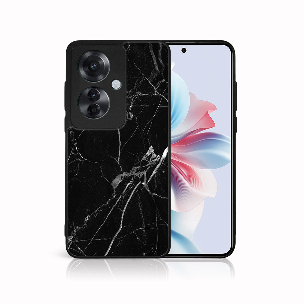 MY ART Husă De Protecție Pentru Oppo Reno11 F 5G BLACK MARBLE (142)