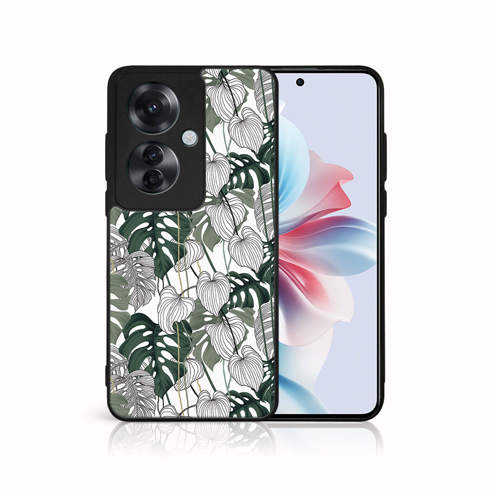 MY ART Husă De Protecție Pentru Oppo Reno11 F 5G LEAF (175)