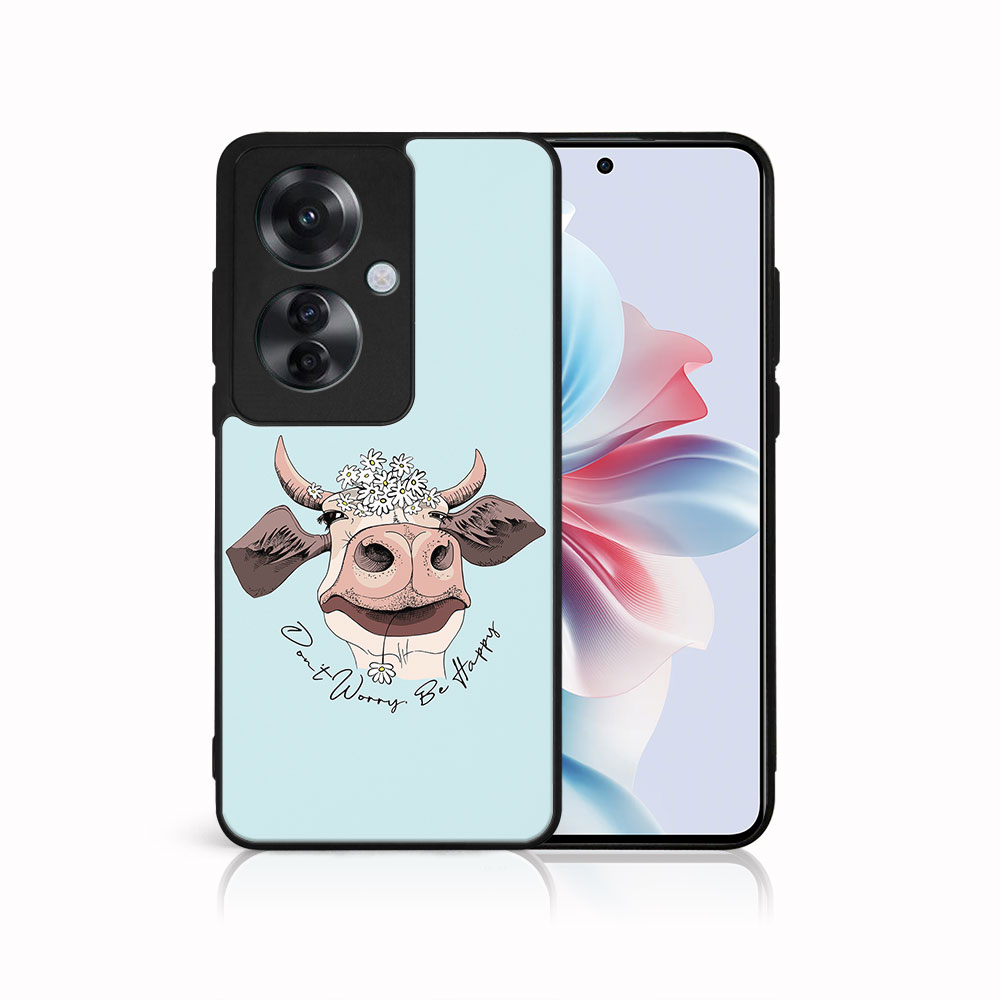 MY ART Husă De Protecție Pentru Oppo Reno11 F 5G HAPPY COW (181)