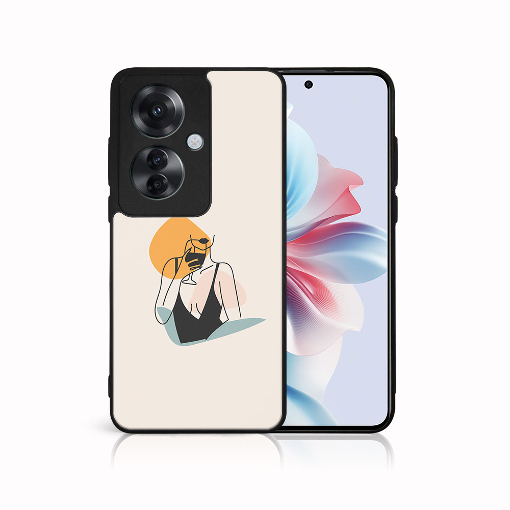 MY ART Husă De Protecție Pentru Oppo Reno11 F 5G WOMAN (197)