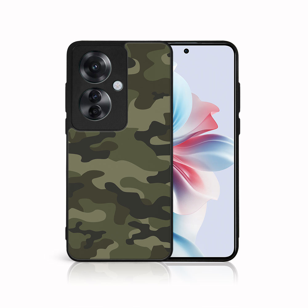 MY ART Husă De Protecție Pentru Oppo Reno11 F 5G GREEN CAMO (235)