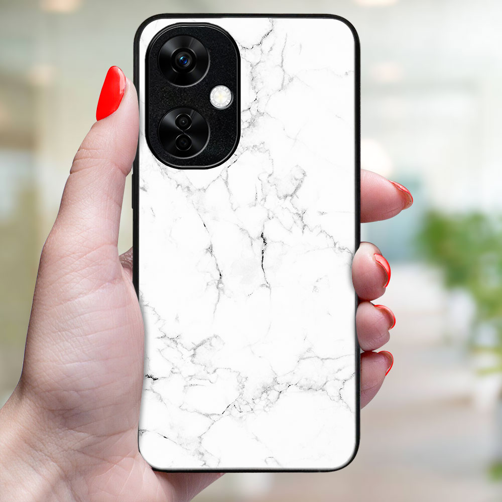 MY ART Husă De Protecție Pentru OnePlus Nord CE 3 Lite 5G WHITE MARBLE (144)