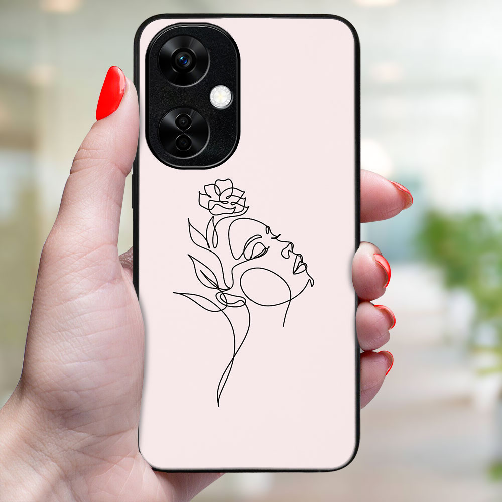 MY ART Husă De Protecție Pentru OnePlus Nord CE 3 Lite 5G ROSE GIRL (198)