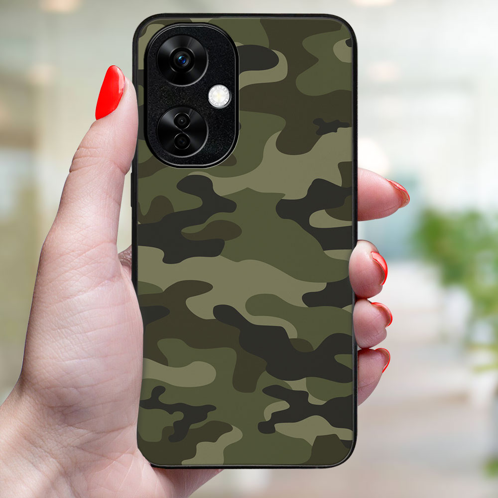 MY ART Husă De Protecție Pentru OnePlus Nord CE 3 Lite 5G GREEN CAMO (235)