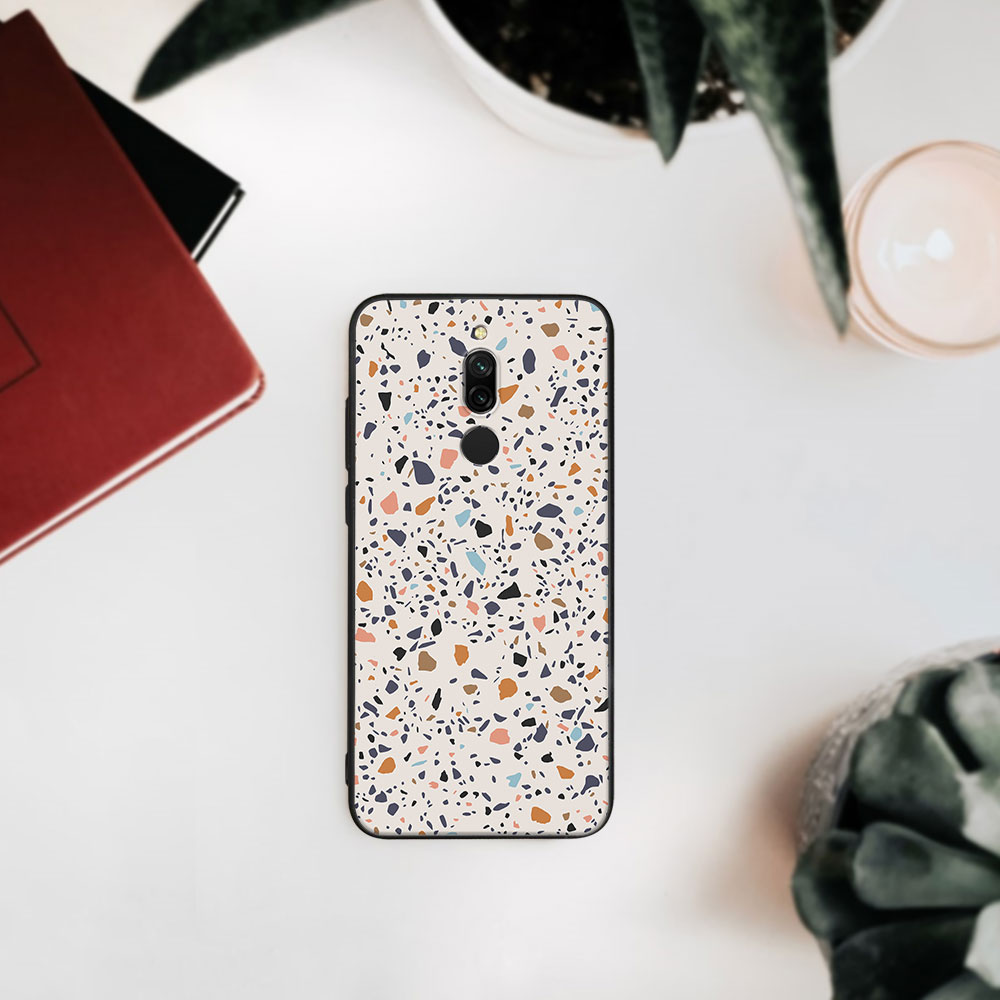 MY ART Husă De Protecție Pentru Xiaomi Redmi 8 - BEIGE TERRAZZO (162)