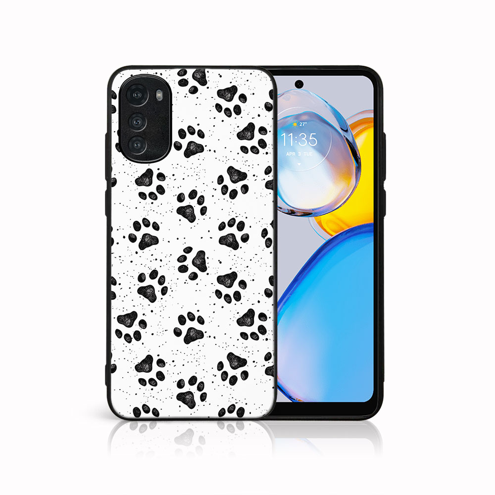 MY ART Husă De Protecție Pentru Motorola Moto E32 / E32s PAWS (185)