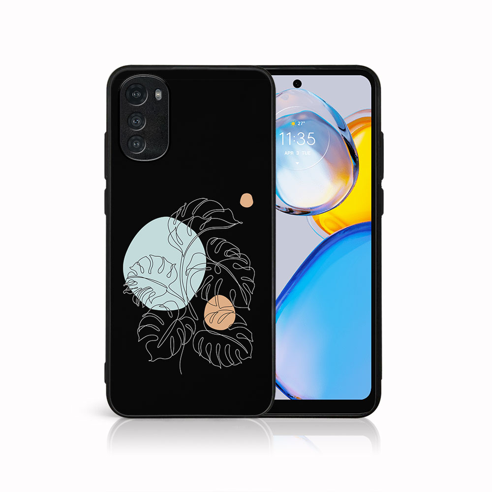 MY ART Husă De Protecție Pentru Motorola Moto E32 / E32s MONSTERA (194)