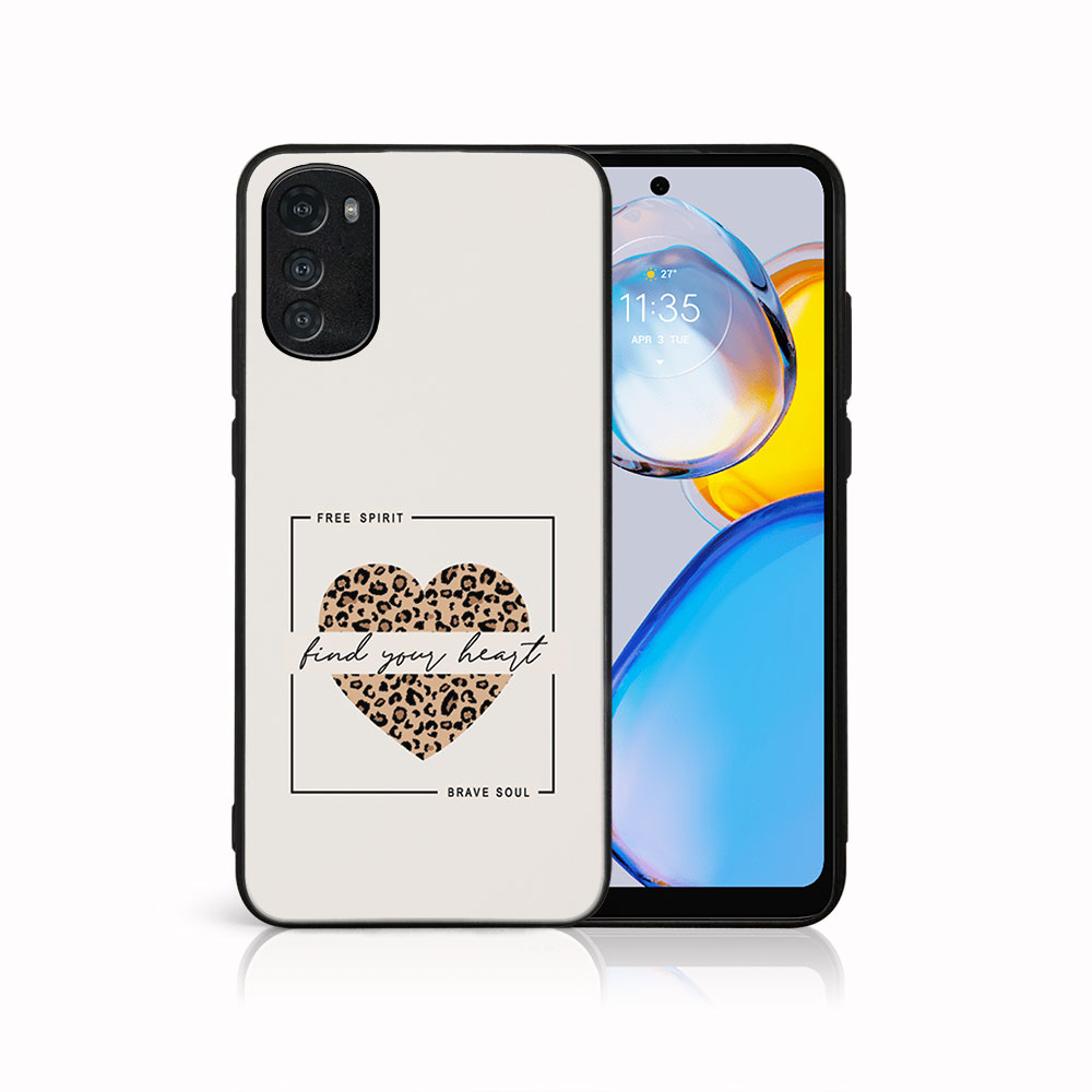 MY ART Husă De Protecție Pentru Motorola Moto E32 / E32s WILD HEART (241)