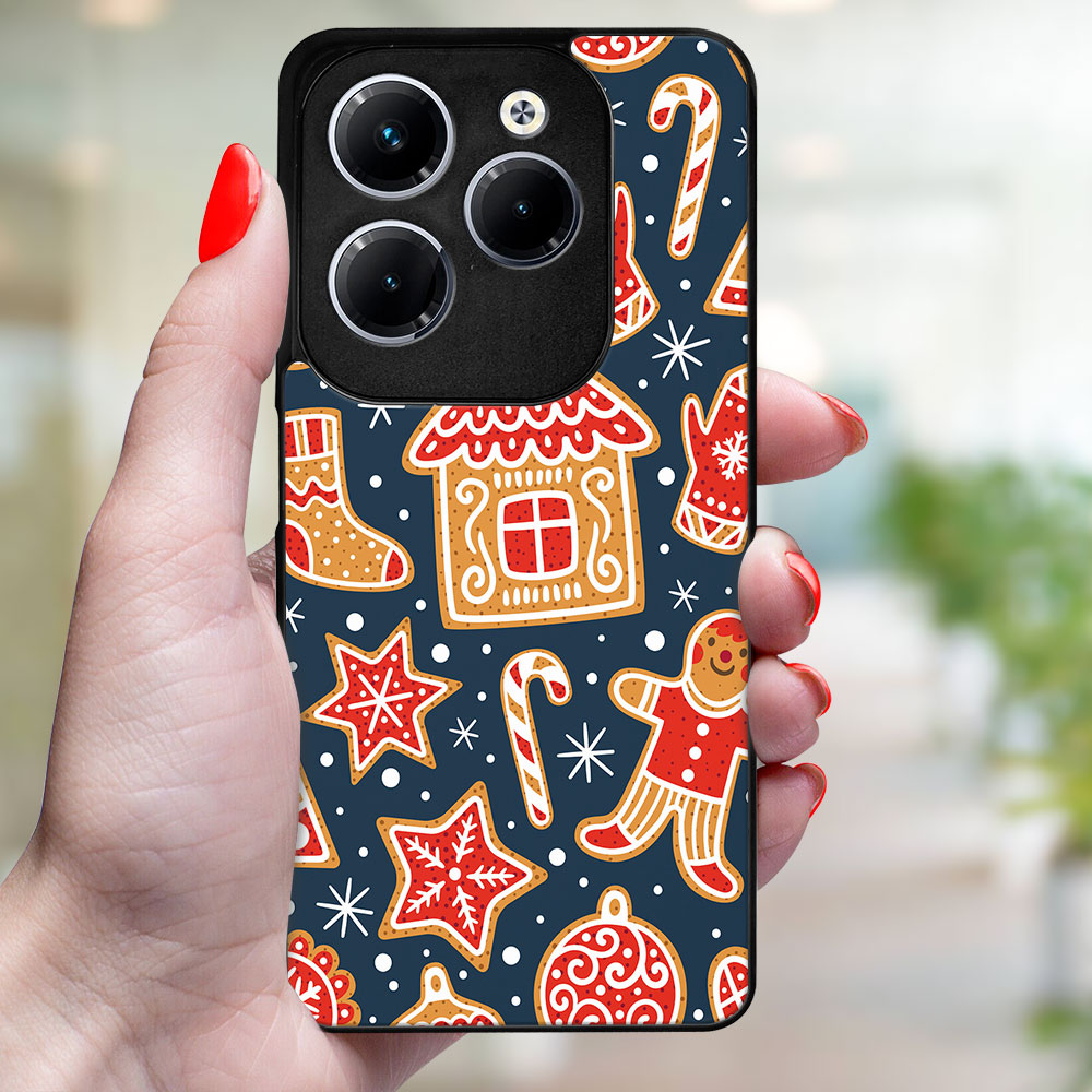 MY ART Capac Cu Design De Crăciun Infinix Hot 40 / Hot 40 Pro CHRISTMAS (069)