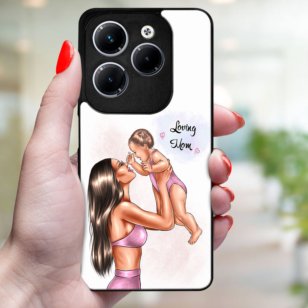 MY ART Husă De Protecție Pentru Infinix Hot 40 / Hot 40 Pro LOVING MOM (115)