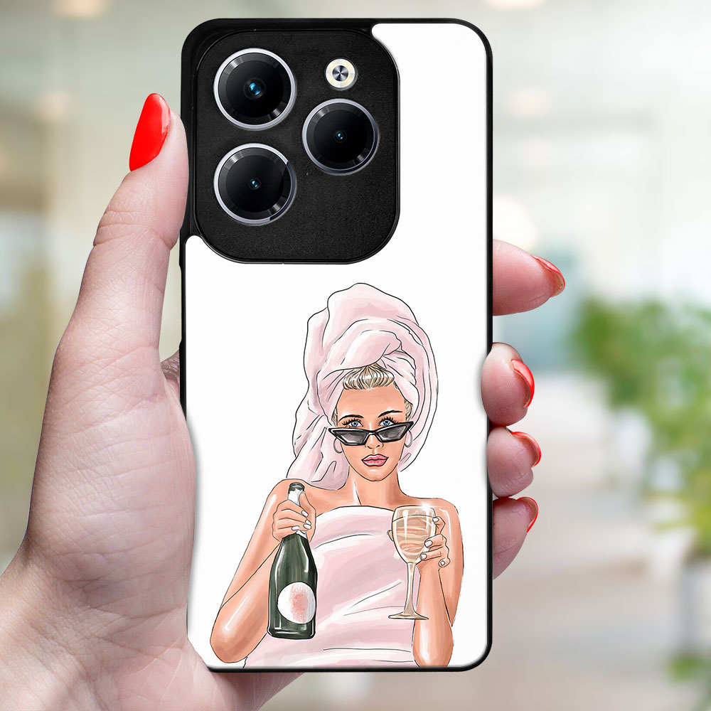 MY ART Husă De Protecție Pentru Infinix Hot 40 / Hot 40 Pro CHAMPAGNE (134)