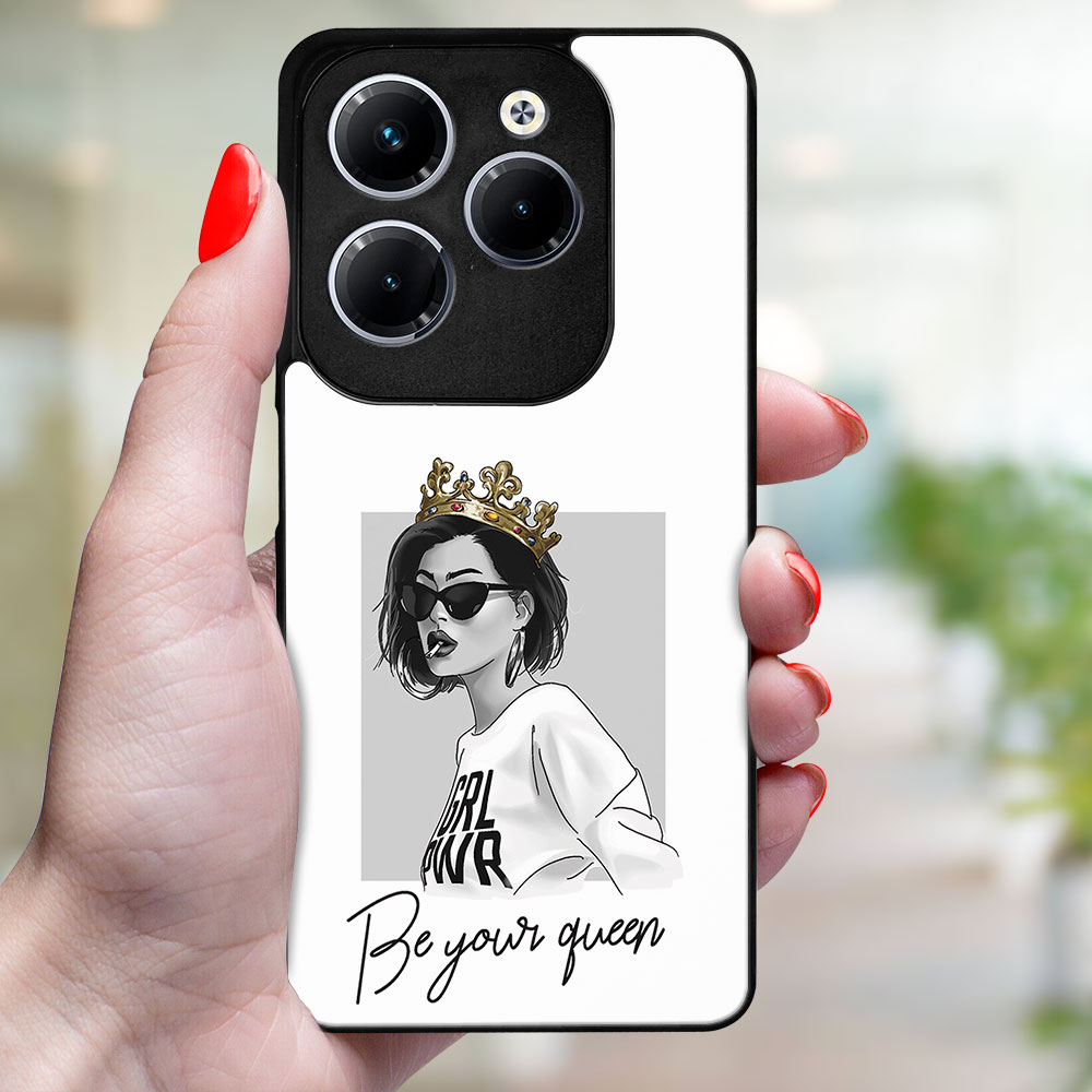 MY ART Husă De Protecție Pentru Infinix Hot 40 / Hot 40 Pro QUEEN (139)