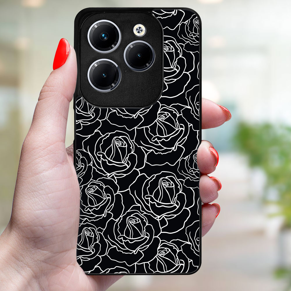 MY ART Husă De Protecție Pentru Infinix Hot 40 / Hot 40 Pro ROSES (172)