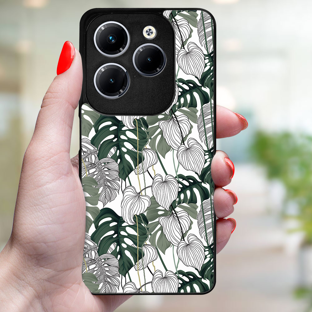 MY ART Husă De Protecție Pentru Infinix Hot 40 / Hot 40 Pro LEAF (175)