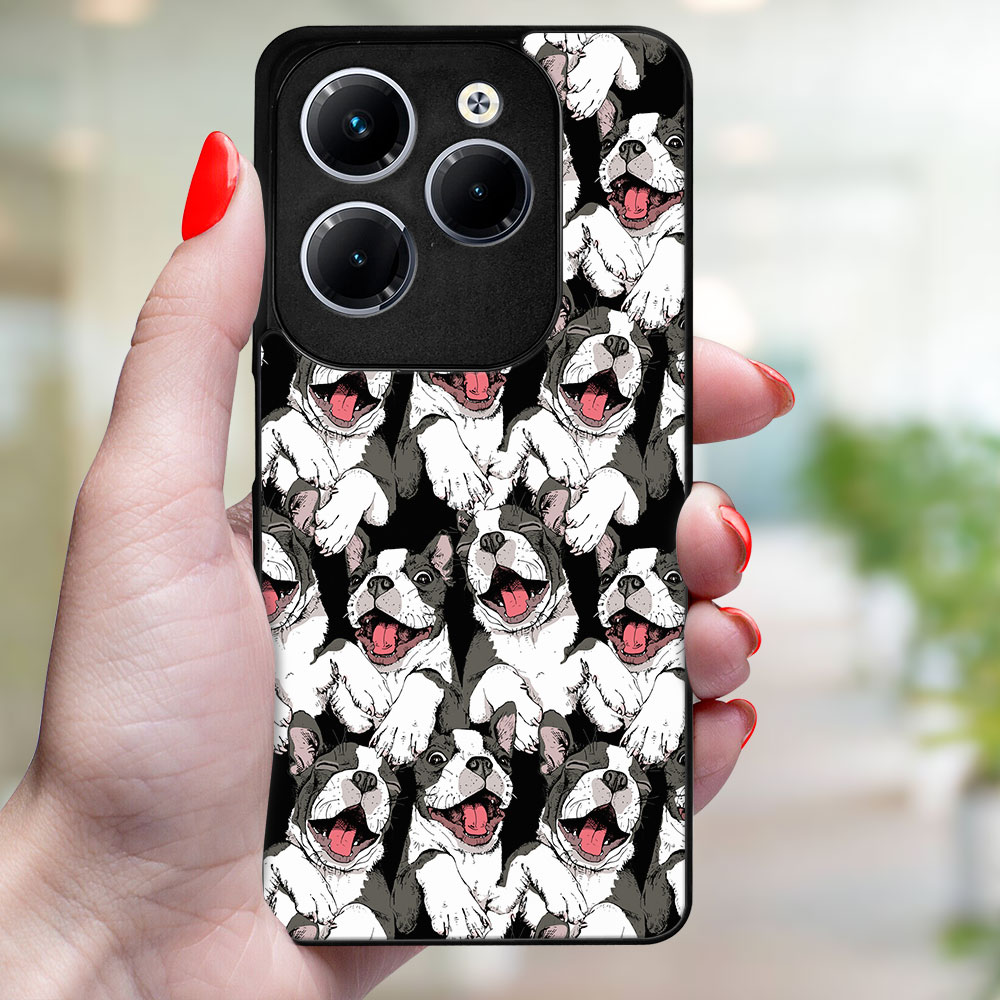 MY ART Husă De Protecție Pentru Infinix Hot 40 / Hot 40 Pro DOG (179)