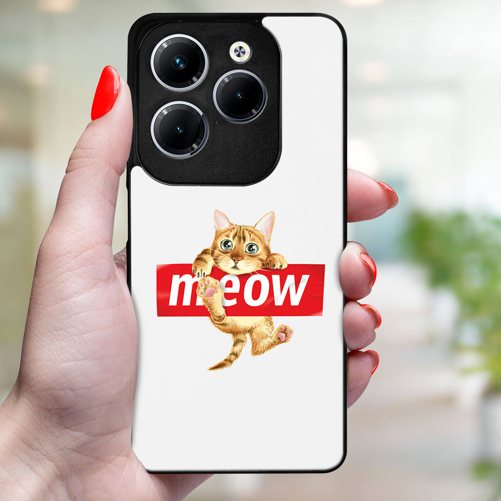 MY ART Husă De Protecție Pentru Infinix Hot 40 / Hot 40 Pro MEOW (183)