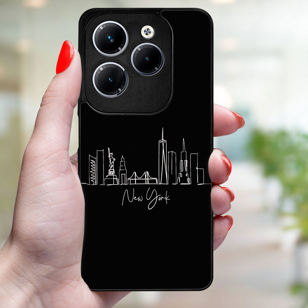 MY ART Husă De Protecție Pentru Infinix Hot 40 / Hot 40 Pro NEW YORK (207)